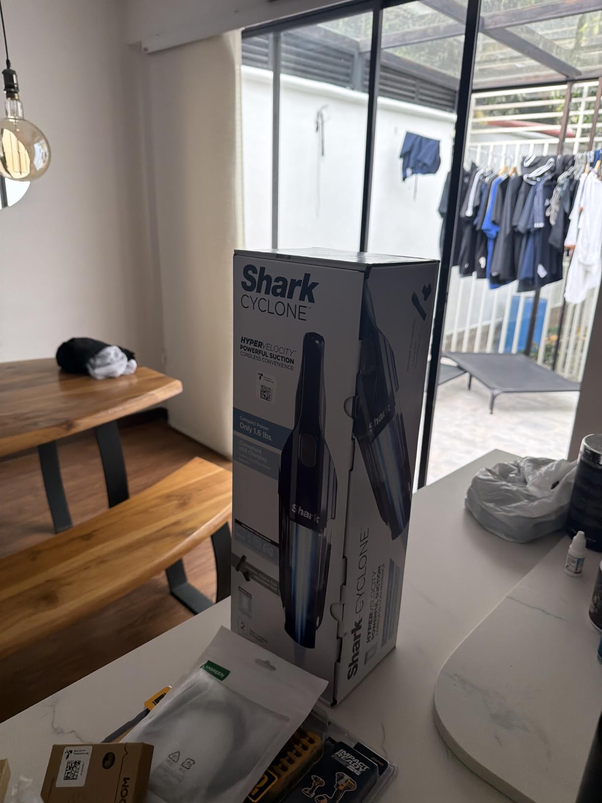 Shark Cyclone PET Handheld Vacuum, Navy Blue/Grey, CH701 customer photo 2