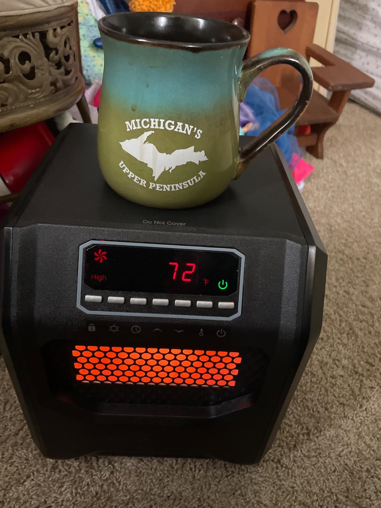 Space Heater 1500W Infrared Heater for Indoor Use WEWARM customer photo 1