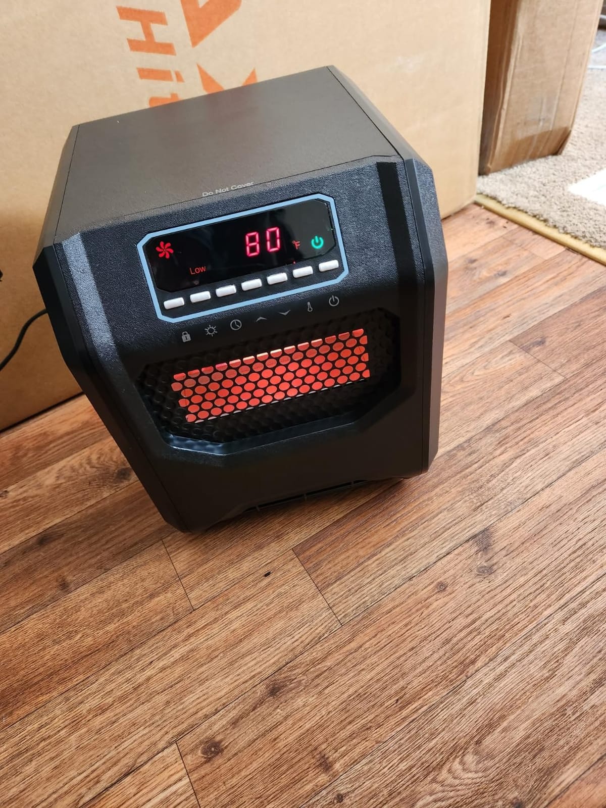 Space Heater 1500W Infrared Heater for Indoor Use WEWARM customer photo 2