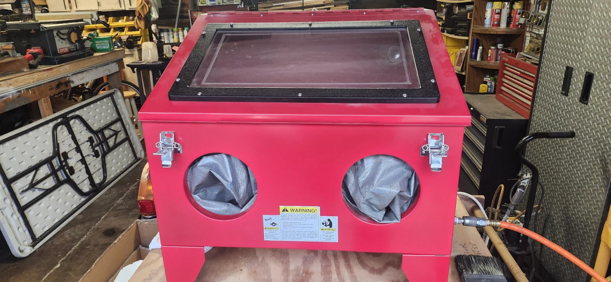 40 Gallon Bench Top Air Sandblasting Cabinet customer photo 1