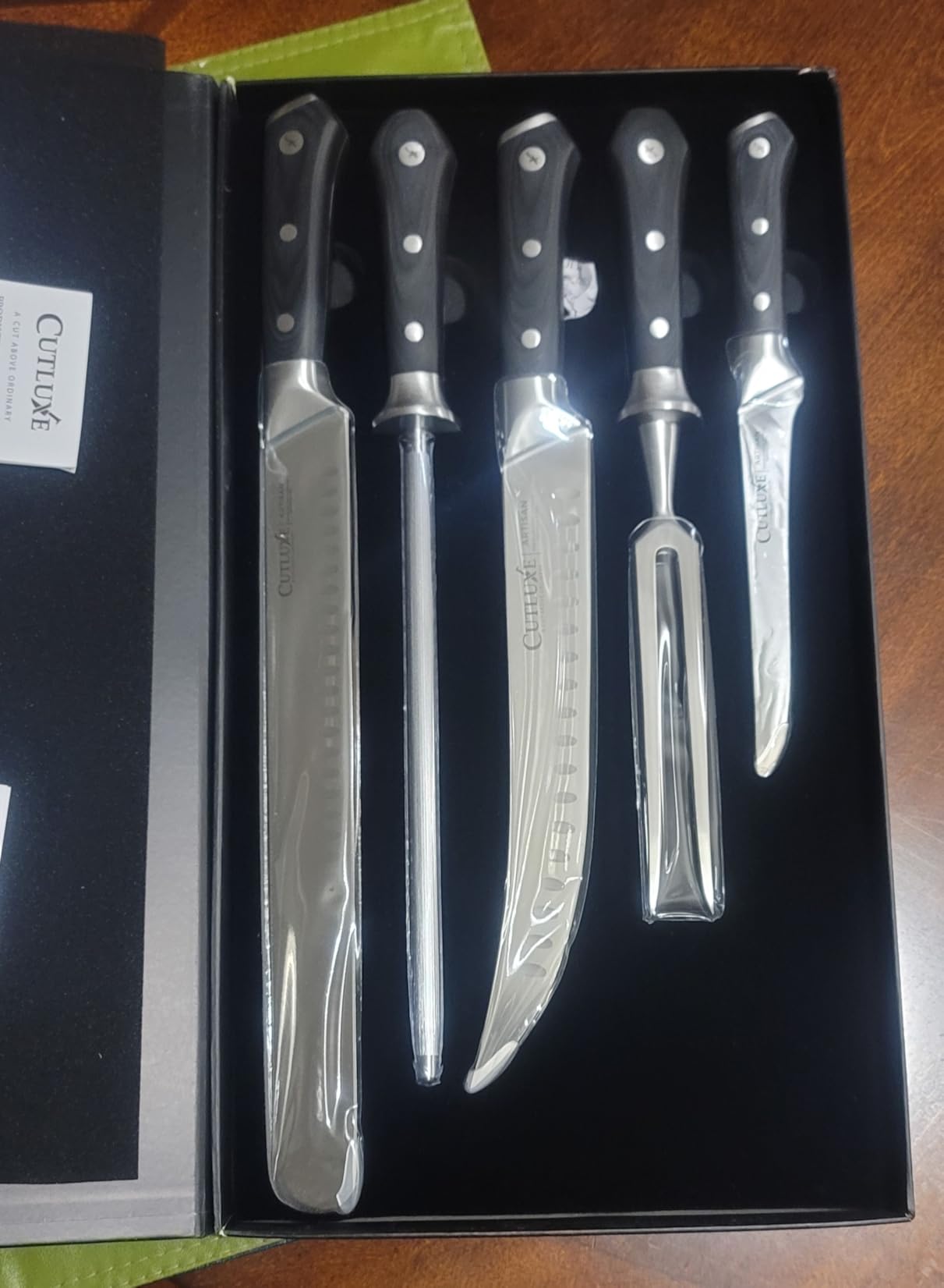 Cutluxe Turkey Carving Knife Set – Carving Fork & Knife for Meat & BBQ customer photo 1