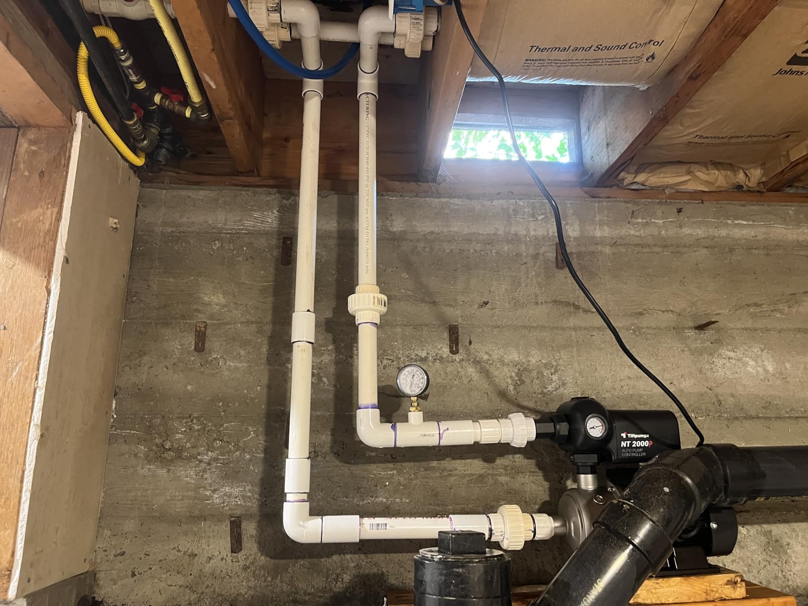CHB Multistage Centrifugal Water Booster Pump for Whole House – 2/3HP, 110V/60Hz, Max Flow 78 GPM, High Flow for Multiple Bathrooms, Commercial & Farm Use(CHB2-3) customer photo 1