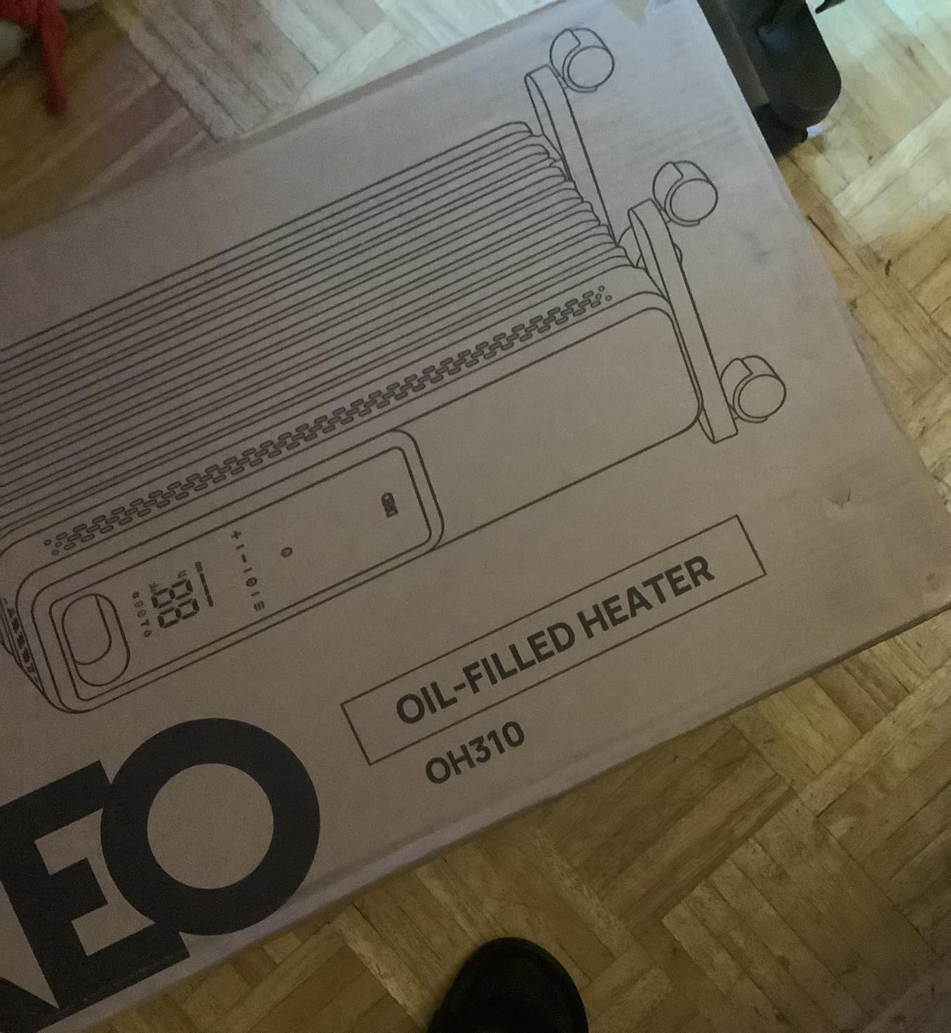 DREO Radiator Heater, 1500W Oil Filled Radiator Heater for Indoor Use customer photo 2