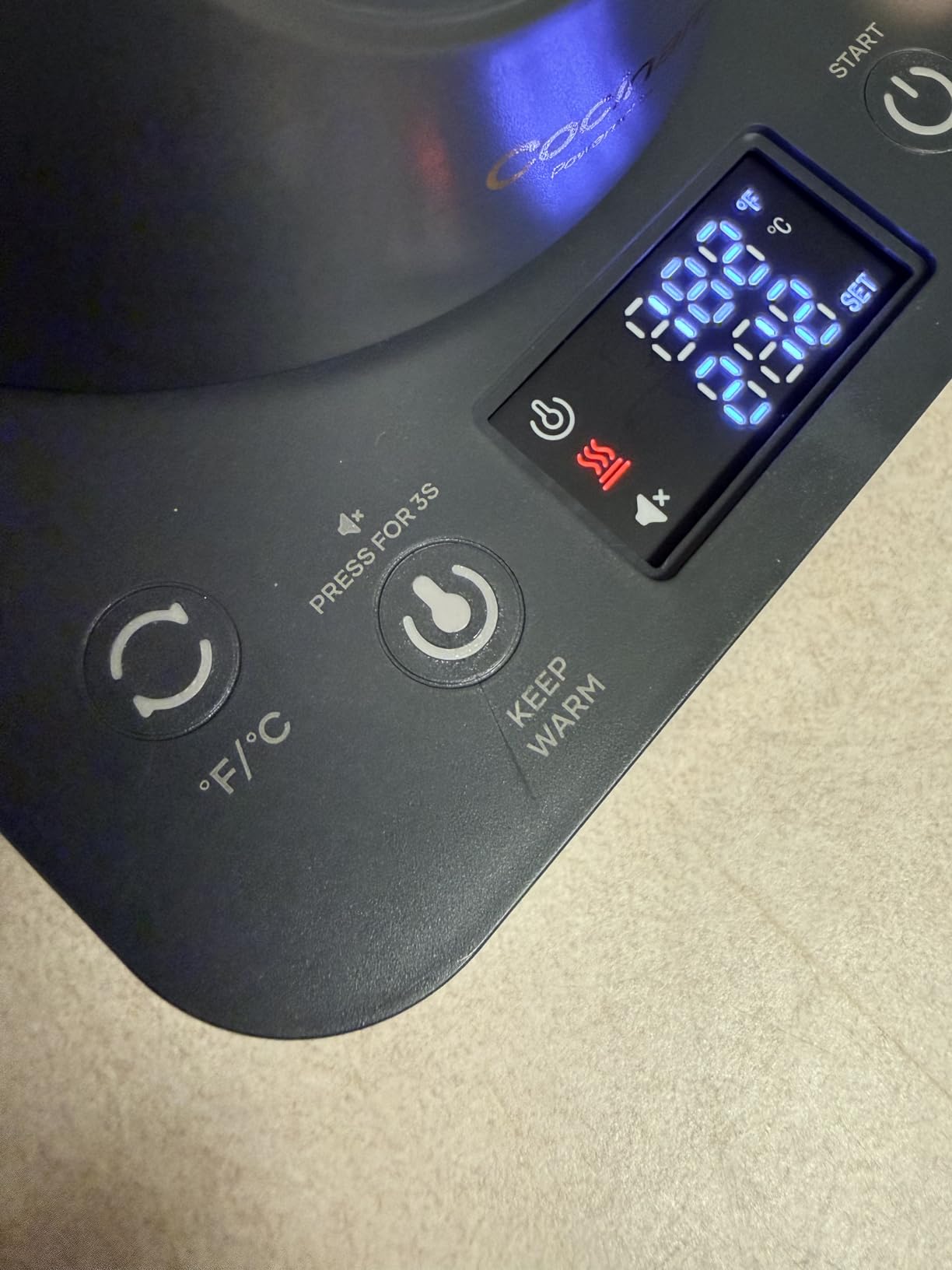 INTASTING Electric Tea Kettle with Infuser, ±1℉ Temperature Control, 1L customer photo 2