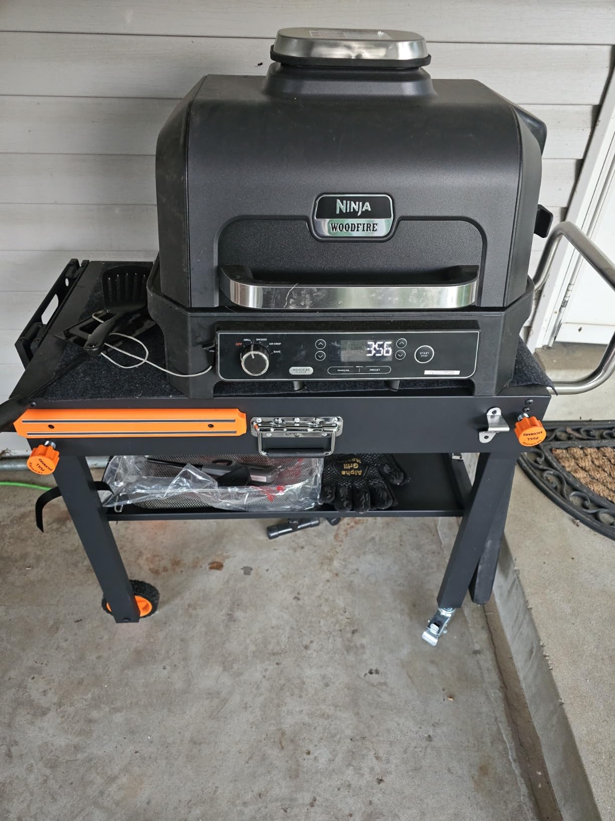 EUTRKei Griddle Table for Blackstone, Grill Stand Cart for 17