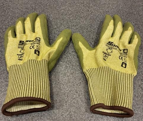 Schwer 2 Pairs A7 Cut Resistant Work Gloves, Touchscreen, CR3027, L customer photo 2