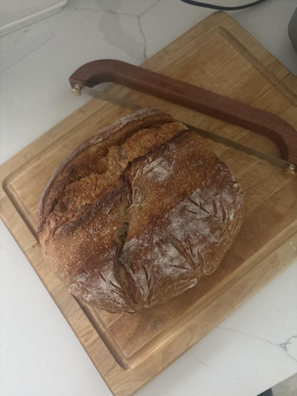 Uprichya Bread Knife for Homemade Bread,Sourdough Bread Slicer, Easy to Cut customer photo 1
