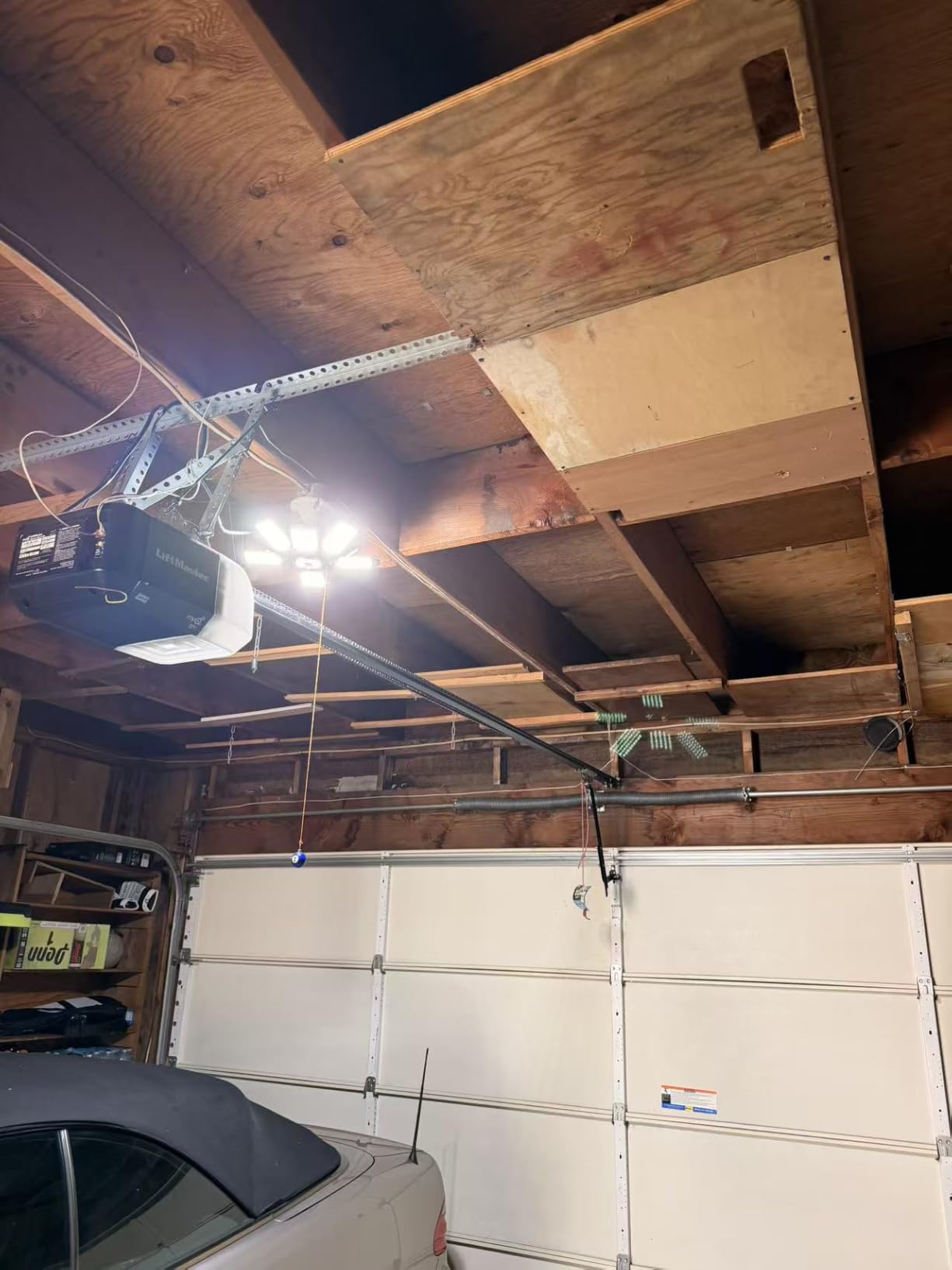 Motion Sensor Garage Light, 25000LM 250W Garage Ceiling Led Motion Activated,Motion Sensor Light Indoor with Dusk to Dawn, E26 Screw in Shop Light for Basement Barn Attic Warehouse customer photo 1