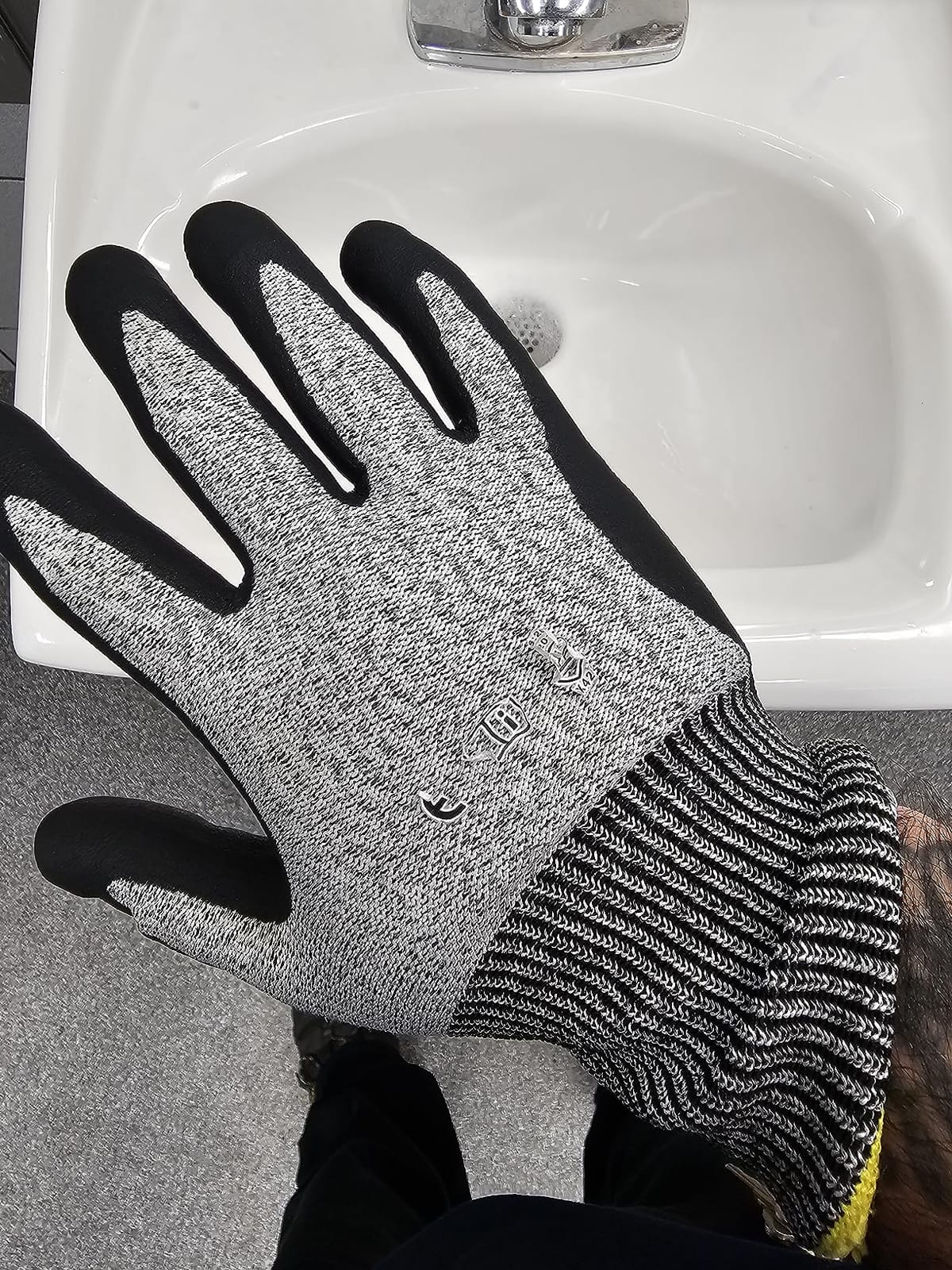 KAYGO A3 Cut Resistant Work Gloves with MicroFoam Nitrile Grip,KG21N customer photo 2