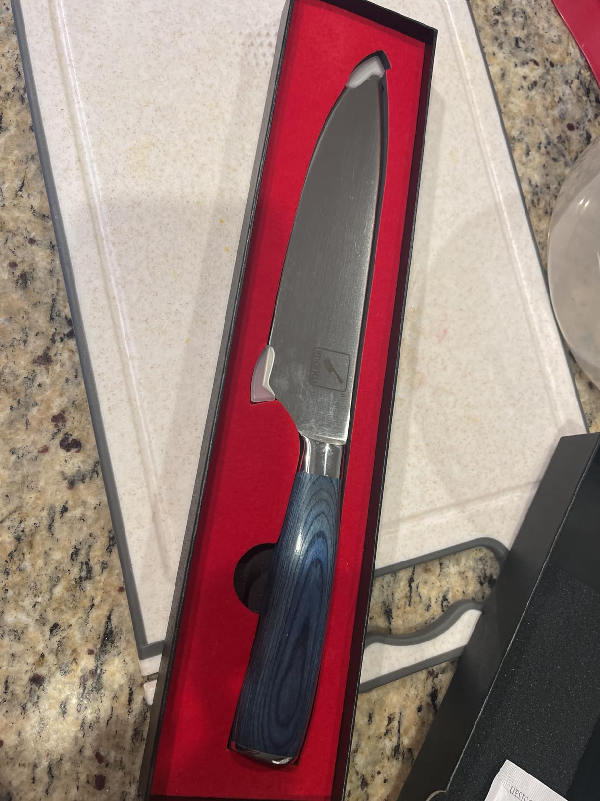 imarku Nakiri Knife 7 Inch, Japanese High Carbon Stainless Steel Chopper customer photo 2