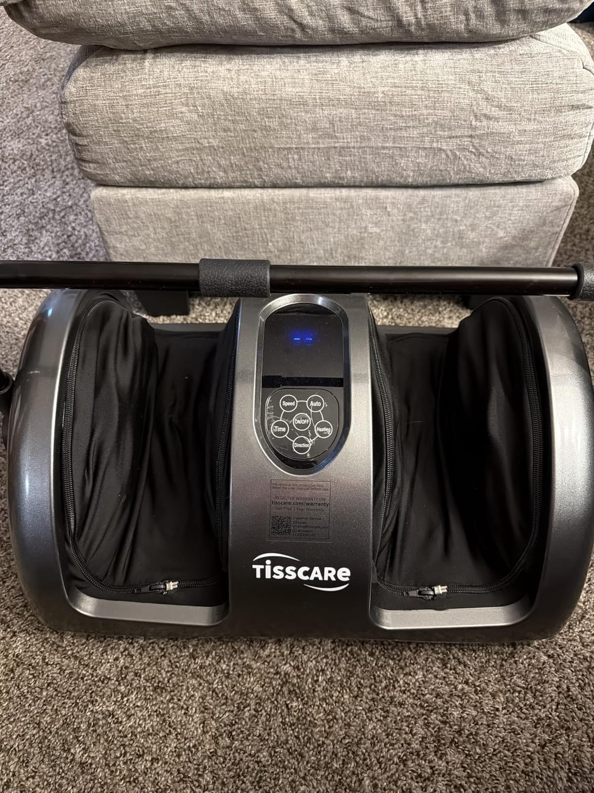 TISSCARE Shiatsu Foot Massager with Heat, FSA Eligible HSA Foot Massager for Plantar Fasciitis, Neuropathy, Circulation and Pain Relief, Massage Feet at Home/Office, Gift for Men and Women customer photo 1