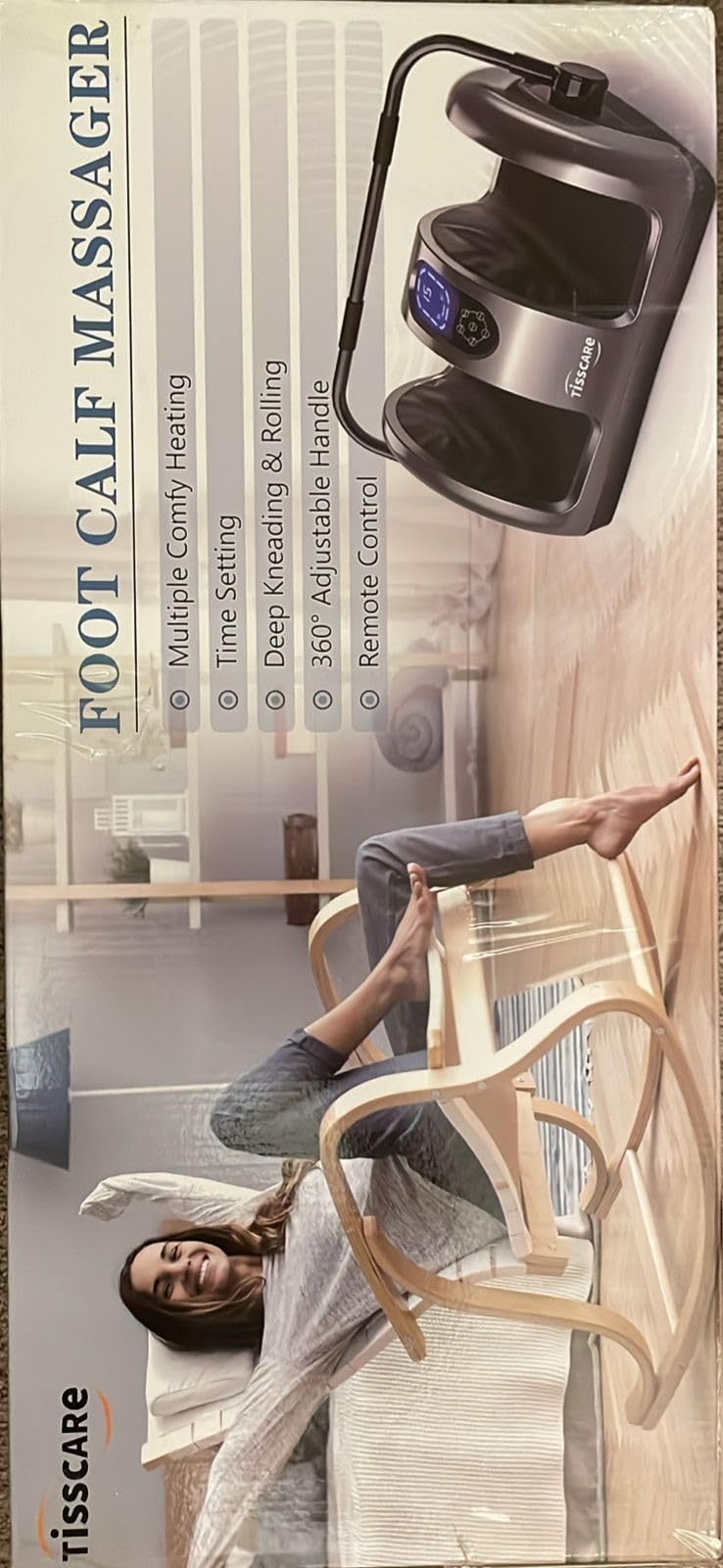 TISSCARE Shiatsu Foot Massager with Heat, FSA Eligible HSA Foot Massager for Plantar Fasciitis, Neuropathy, Circulation and Pain Relief, Massage Feet at Home/Office, Gift for Men and Women customer photo 2