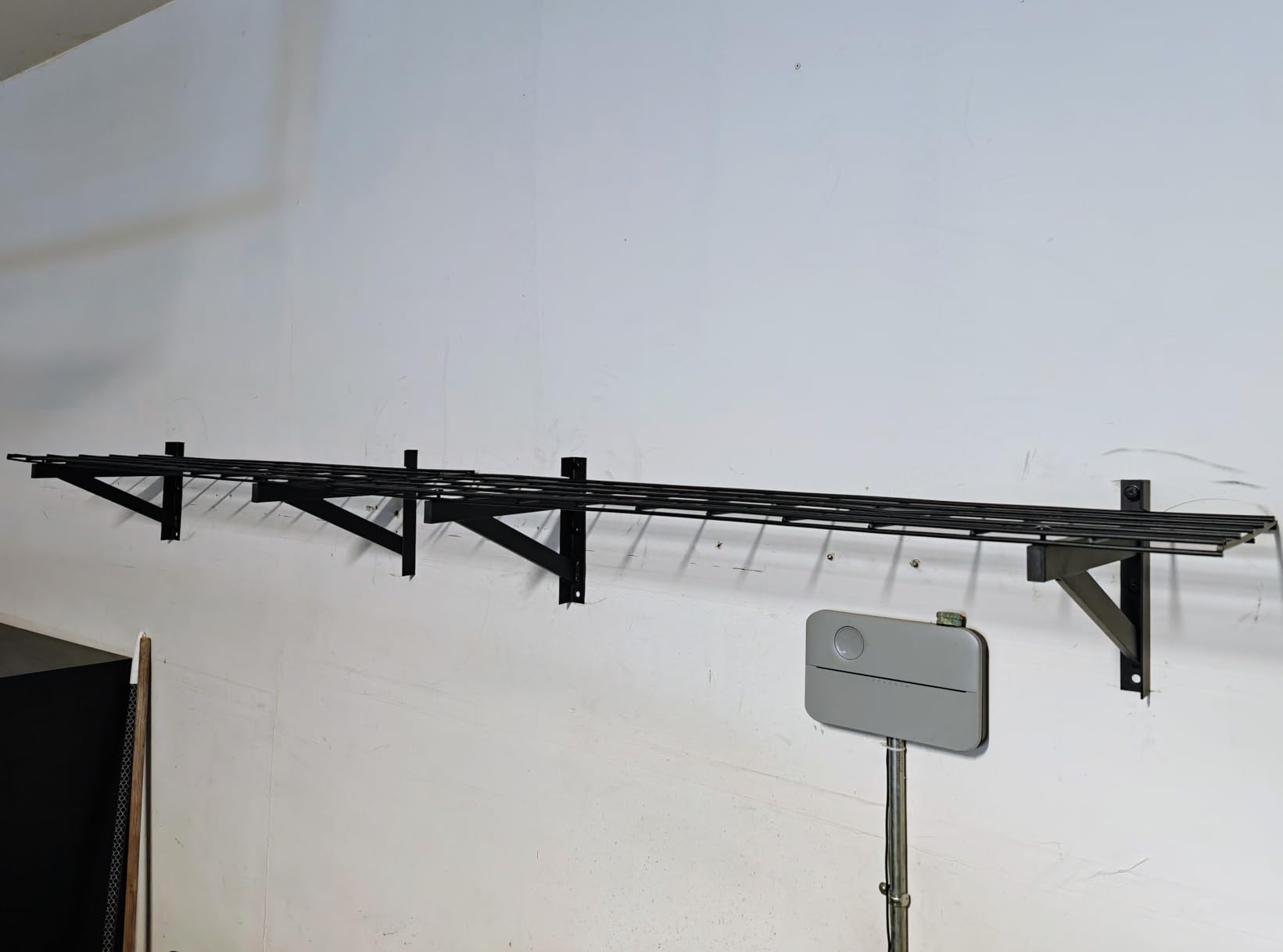Jusgym 4 Pack Wall Mounted Garage Shelving, 2x3ft, 1400lbs Integrated Grid customer photo 1