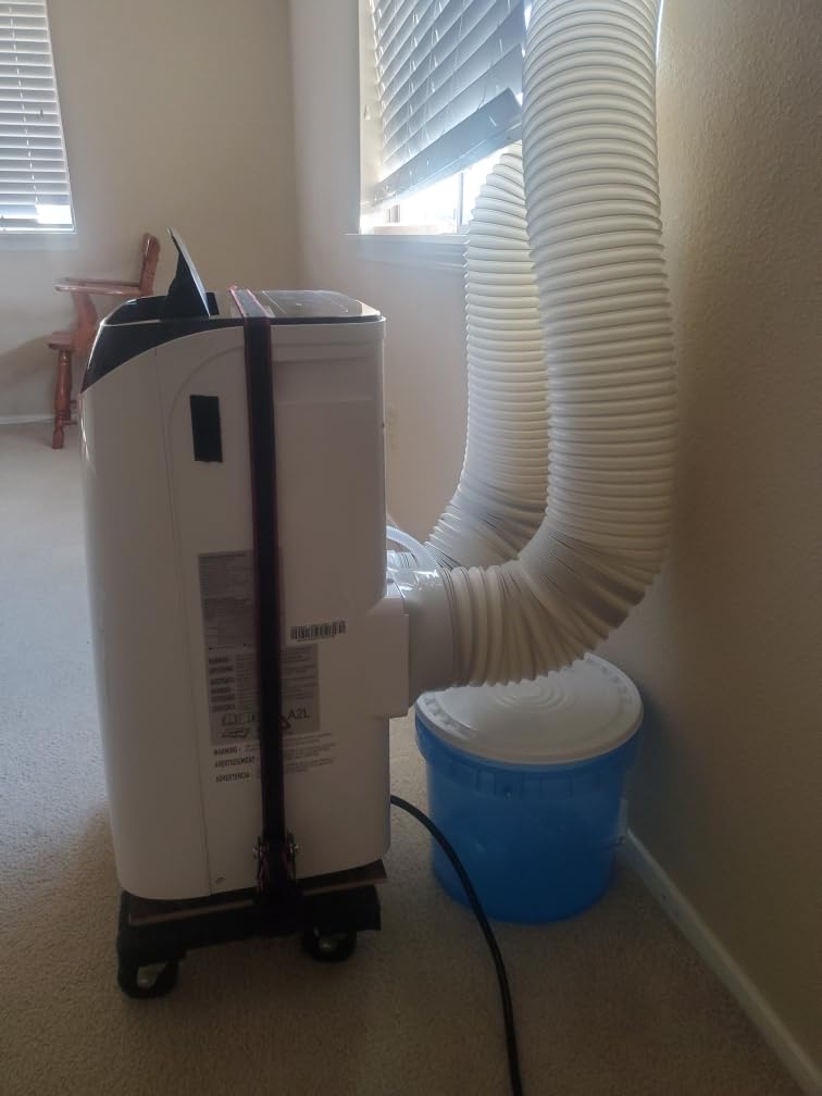 Inverter 16000BTU Portable Air Conditioners with Remote, Free Stand Cooling Portable AC Unit for Room up to 800 sq.ft, with Dehumidifier & Fan, Dual Hose, Quiet Sleep Mode(42dB), Windows Kit customer photo 1