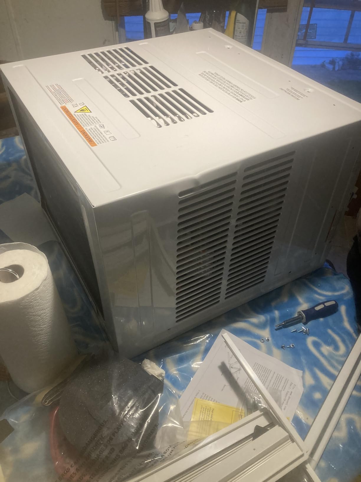 ROVSUN Smart 18000BTU Window Air Conditioner with WiFi, Energy Saving Window AC Unit with Remote & App Control & Timer Function & Easy Install Kit, for Rooms up to 1000 Square Feet, 230V/60Hz, White customer photo 1