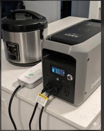 DABBSSON Portable Power Station 2000L, 2048Wh Semi-Solid LiFePO4 Battery, 2200W AC Output 6, 3300W Power Boost, 1 Hr Fast Charge, Solar Generator for Home Backup, Camping & RVs (Solar Panel Optional) customer photo 1