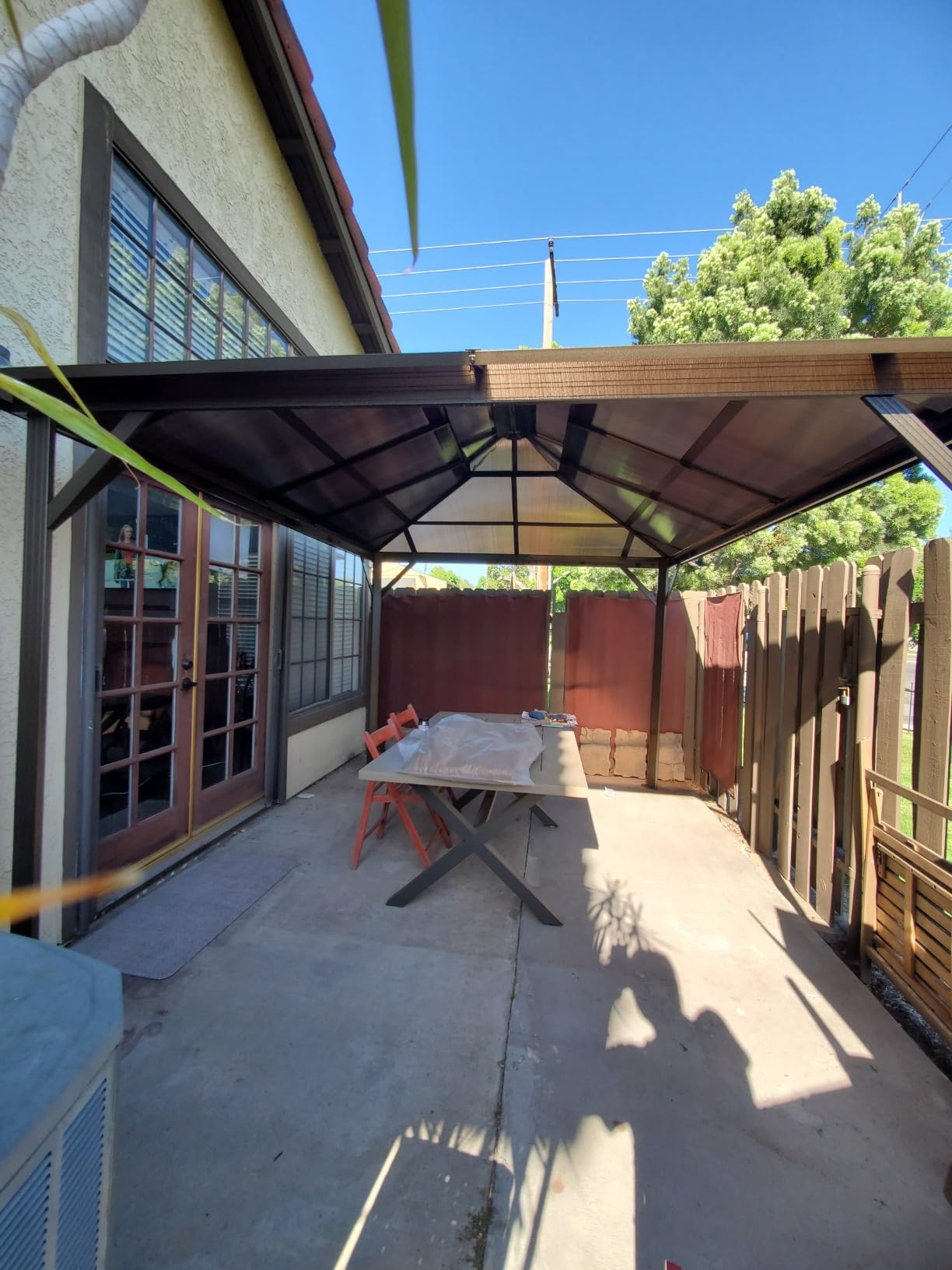12 Ft. W X 12 Ft. D Aluminum Patio Hardtop Gazebo customer photo 1