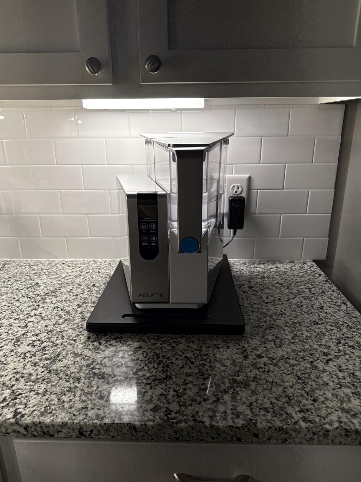 AquaTru Water Purification Unit - Certified NSF/ANSI Standards, Removes 84 Contaminants, No Plumbing Required, Cost-Effective, Environmentally Friendly customer photo 1