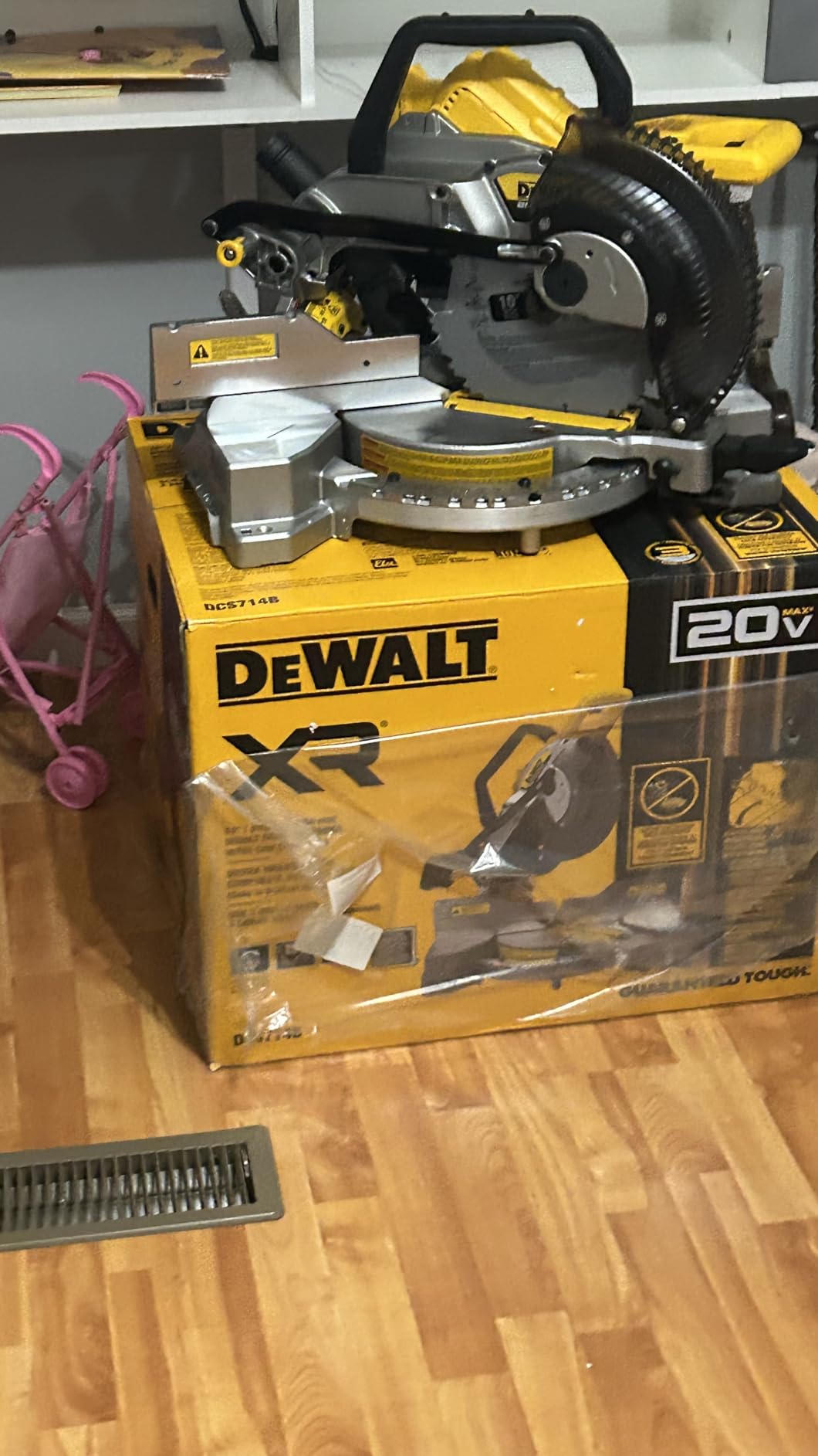 DEWALT 20V MAX XR 10 in. Double Bevel Fixed Miter Saw (Tool Only) (DCS714B) customer photo 1