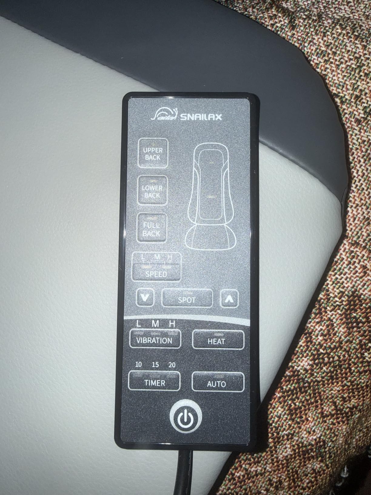 Snailax Shiatsu Back Massager with Heat, Massage Chair Pad for Pain Relief customer photo 2