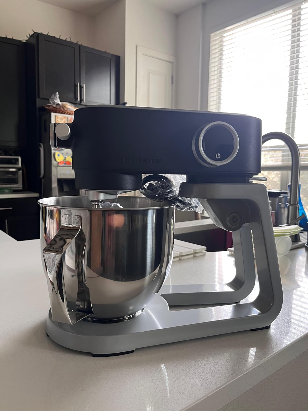 All Metal Stand Mixer DC Motor, Heavy Pizza Dough Mixer 5.3 QT customer photo 1