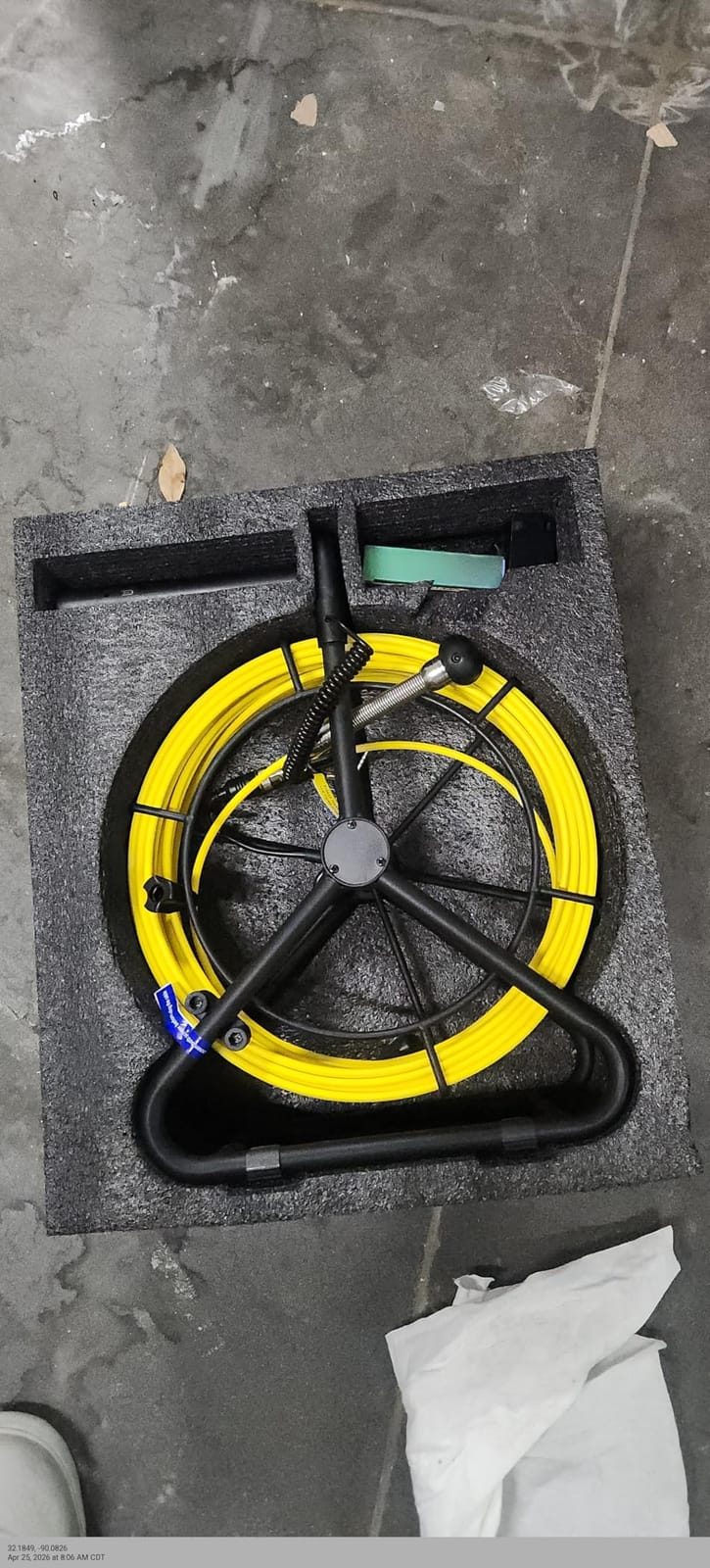 Sewer Camera 100FT, 5'' HD 1080P w/DVR-32GB Pipe Inspection Camera 5000mAh customer photo 1