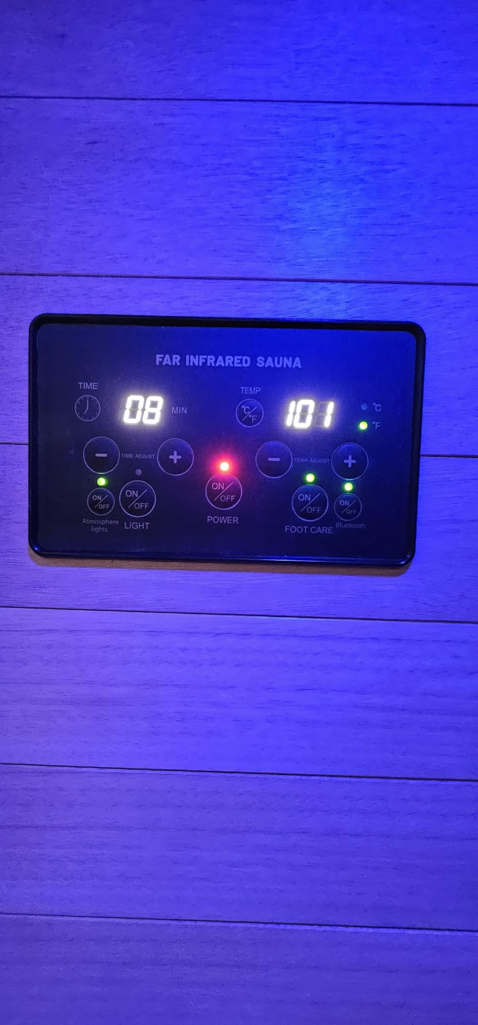OUTEXER Infrared Sauna Home Sauna Spa Room Chilean Pine Wood 1200W 120v customer photo 2