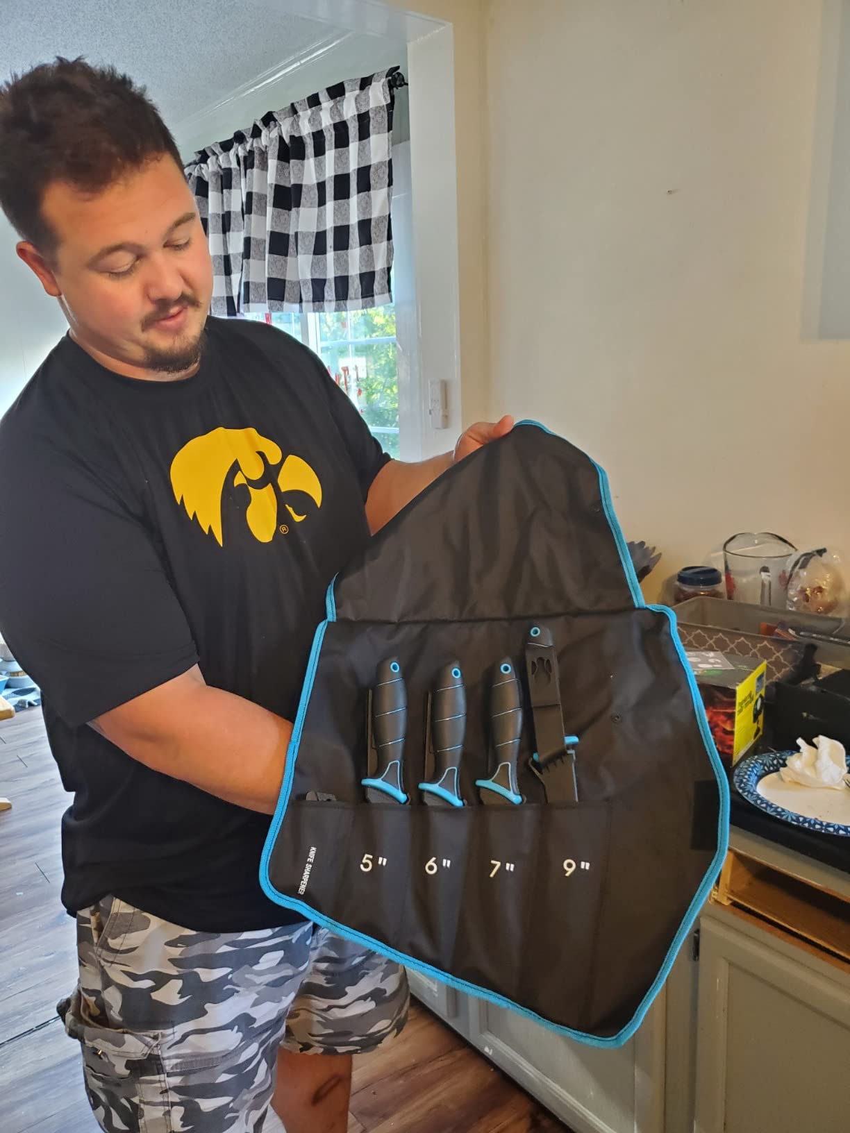 FLISSA 3PCS Fillet Knife Set with Portable Roll Bag customer photo 1