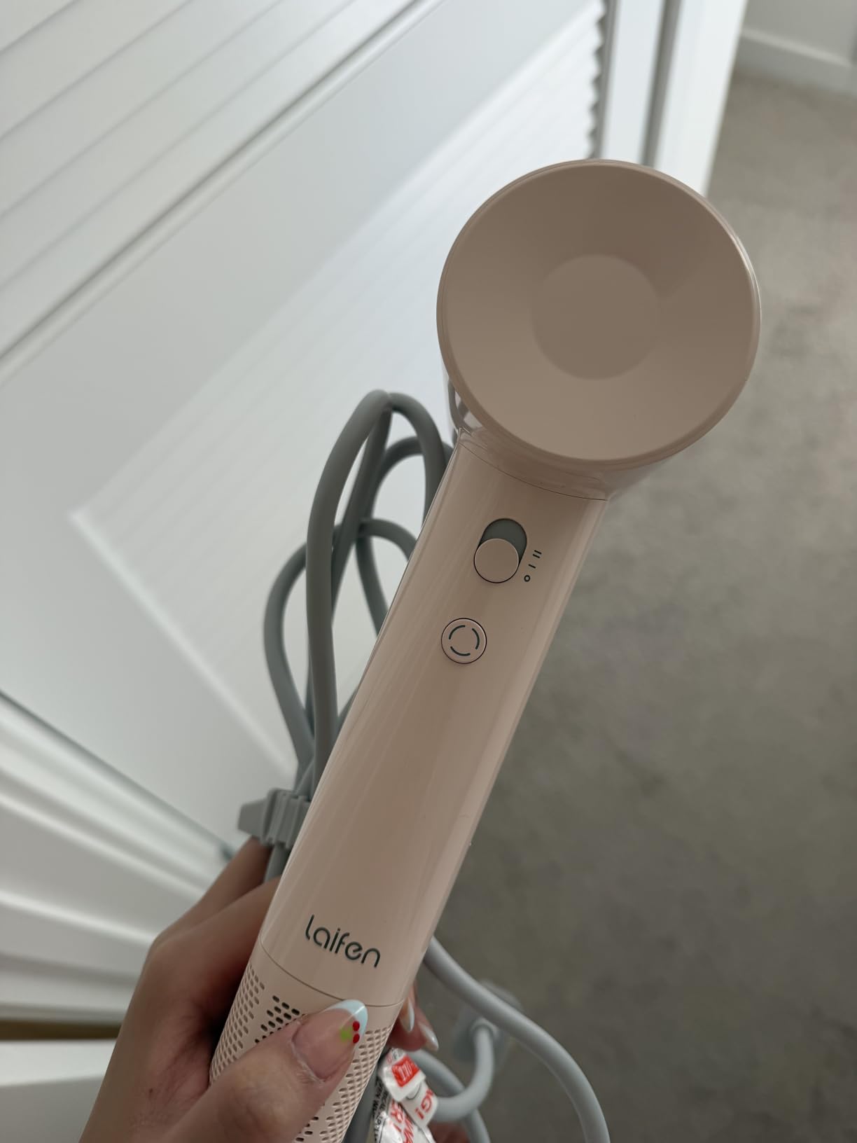 Laifen Air Diffuser Hair Dryer, 15 × High-Speed Ionic Hairdryer, Pink customer photo 1