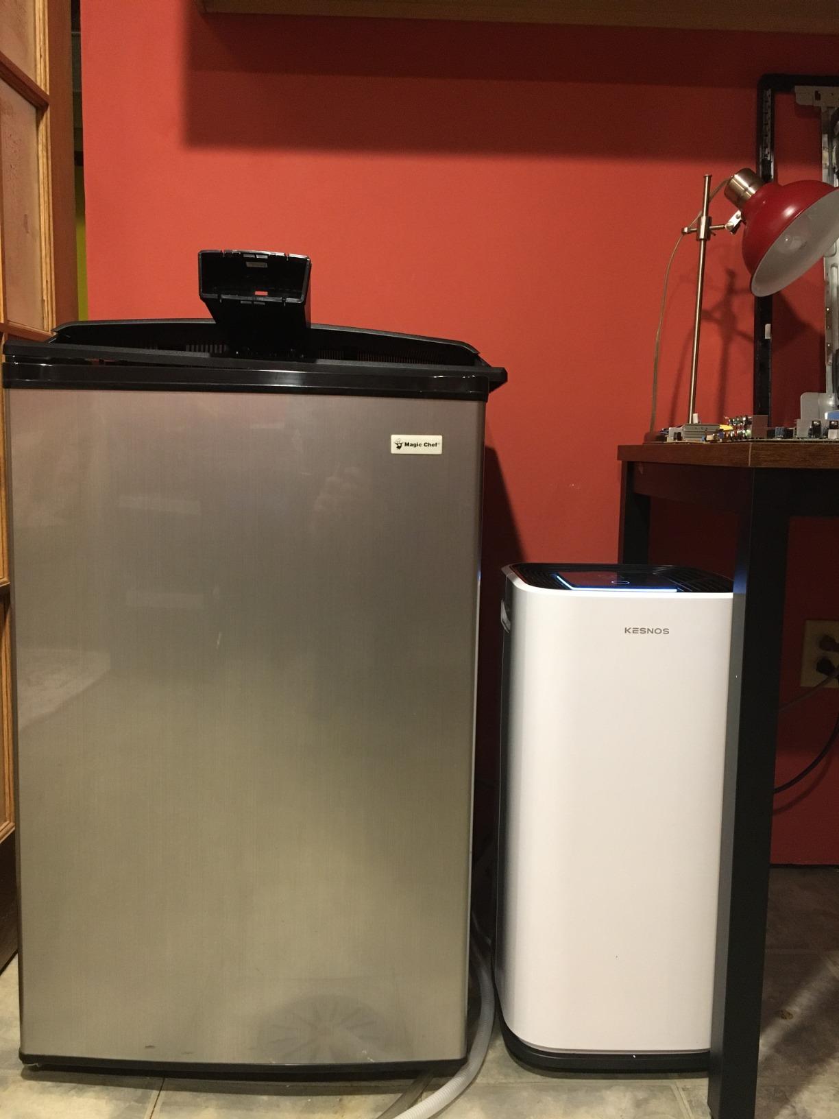Kesnos 150 Pint Dehumidifier for Basement with Drain Hose, 7,500 Sq. Ft. customer photo 1