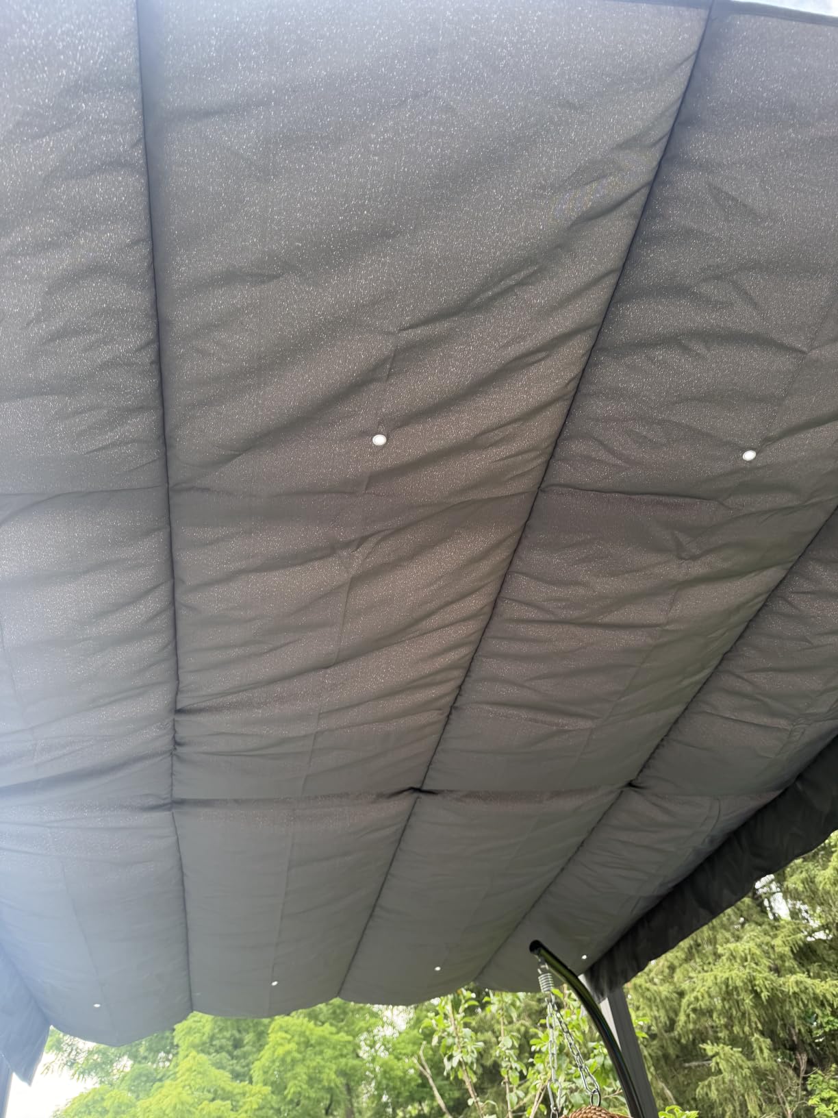 Ahomly 12 X 8 Outdoor Retractable Pergola, Adjustable Shade Canopy, Gray customer photo 2