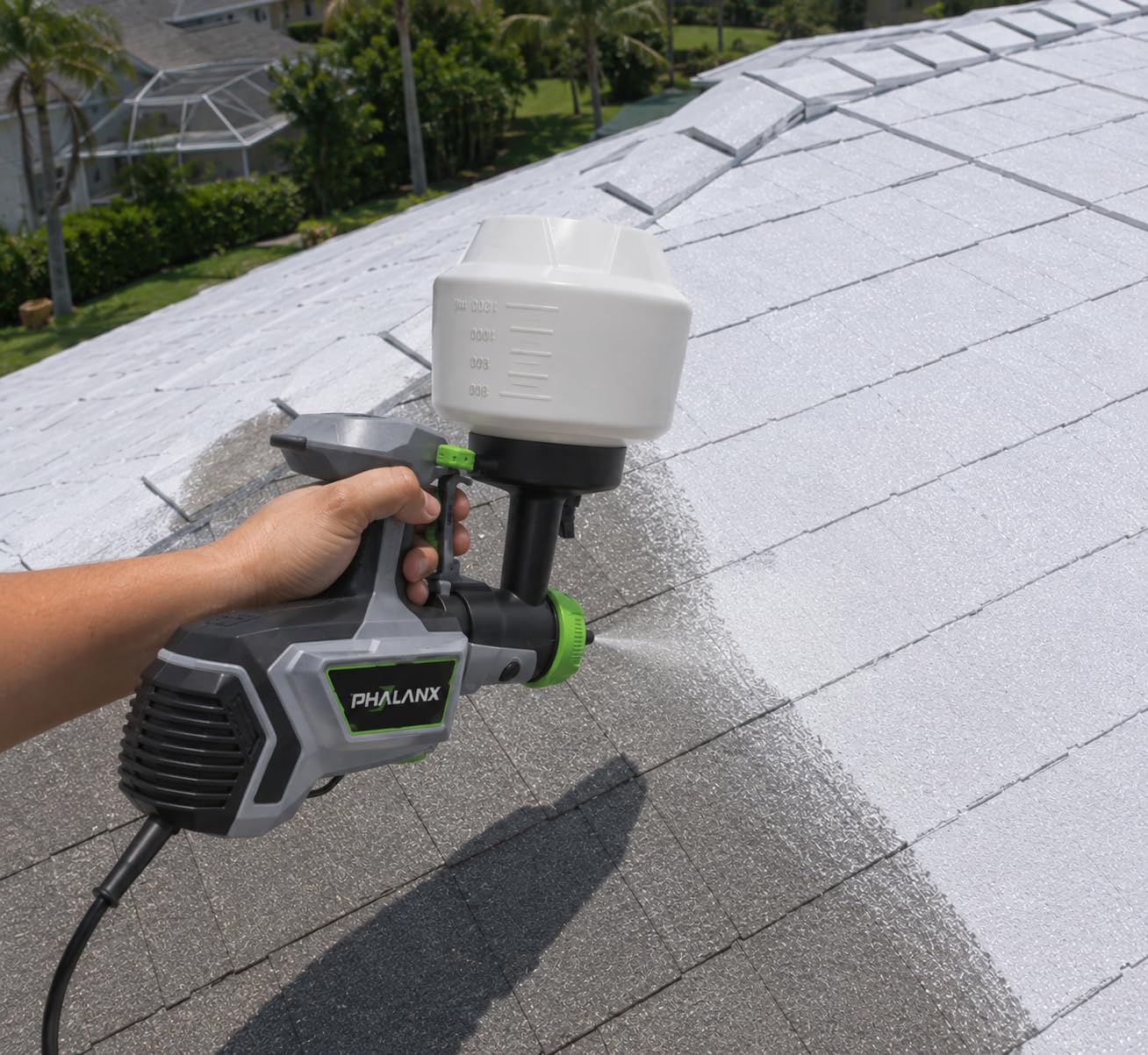 PHALANX Electric HVLP Paint Sprayer for House Cabinets Furniture Fences customer photo 1