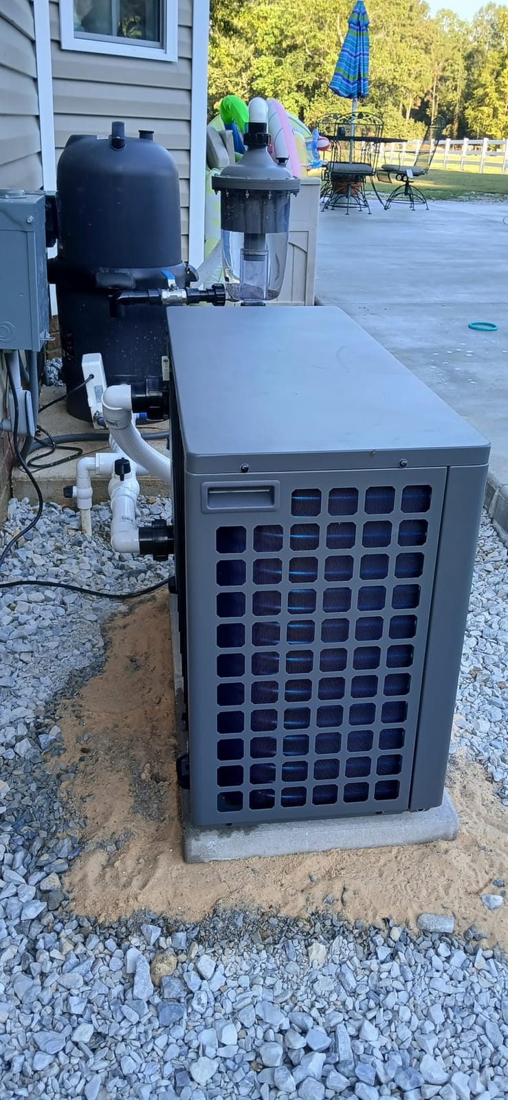 5,500 Gallon Heat Pump Pool Heater for Above Ground Pool 110v customer photo 2