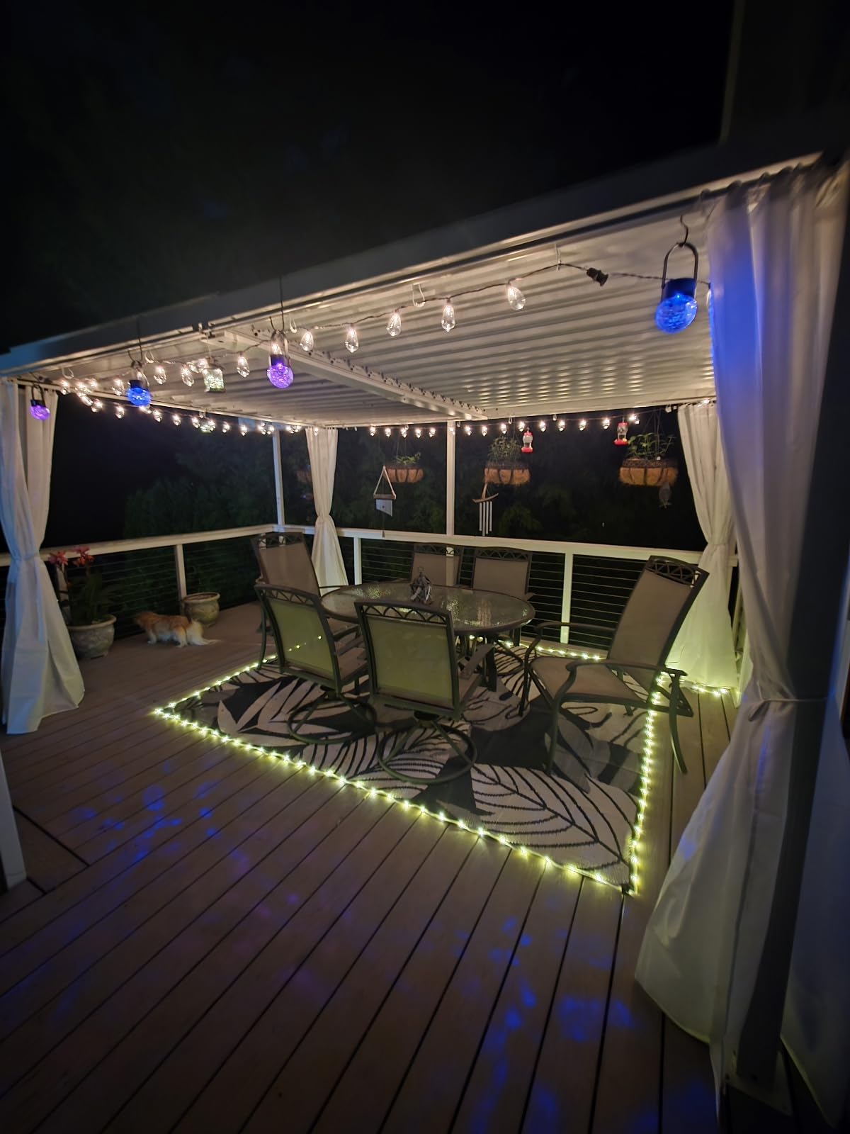 Louvered Pergola 10' x 13', Outdoor Aluminum Pergola, Gray customer photo 1