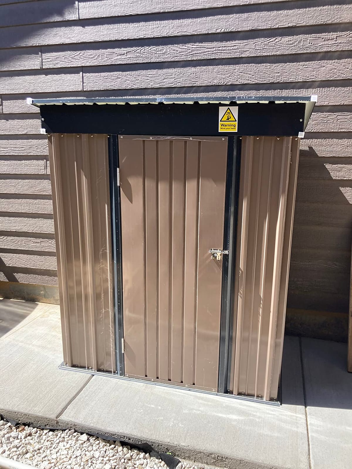 UDPATIO Outdoor Resin Storage Shed 6x4 FT Weatherproof with Floor, Grey customer photo 1