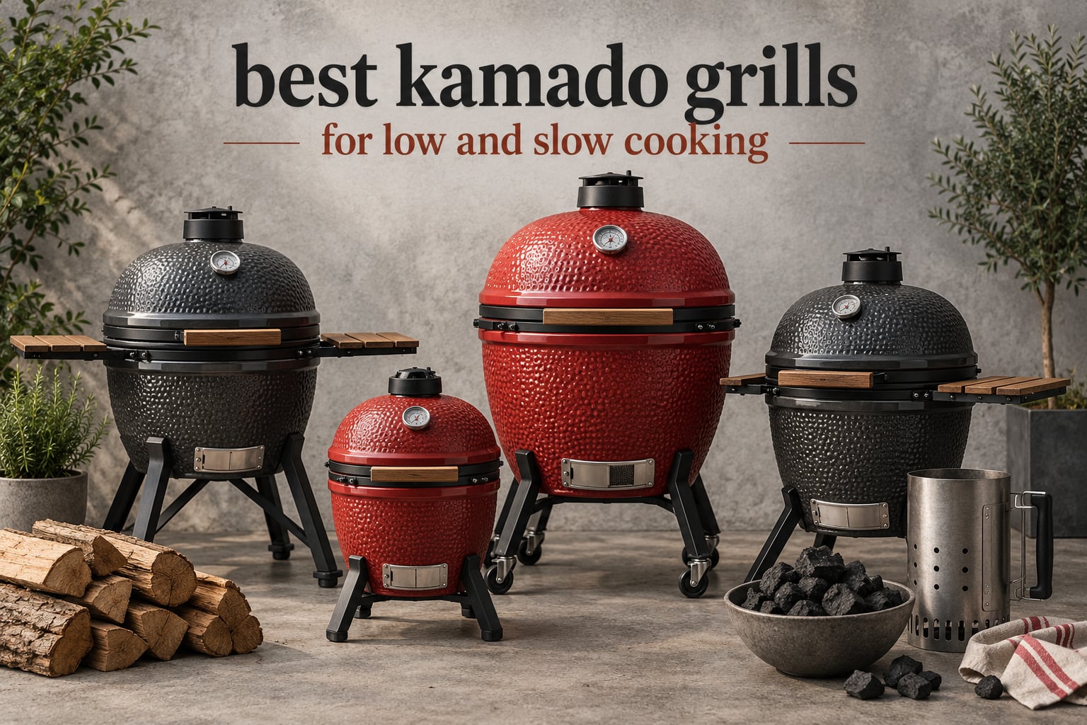 best kamado grills for low and slow cooking