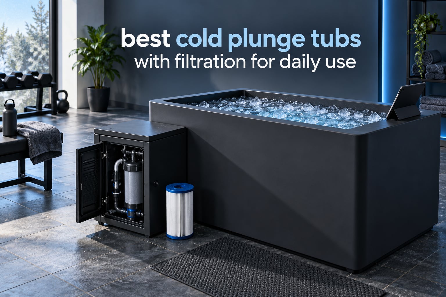 best cold plunge tubs with filtration for daily use