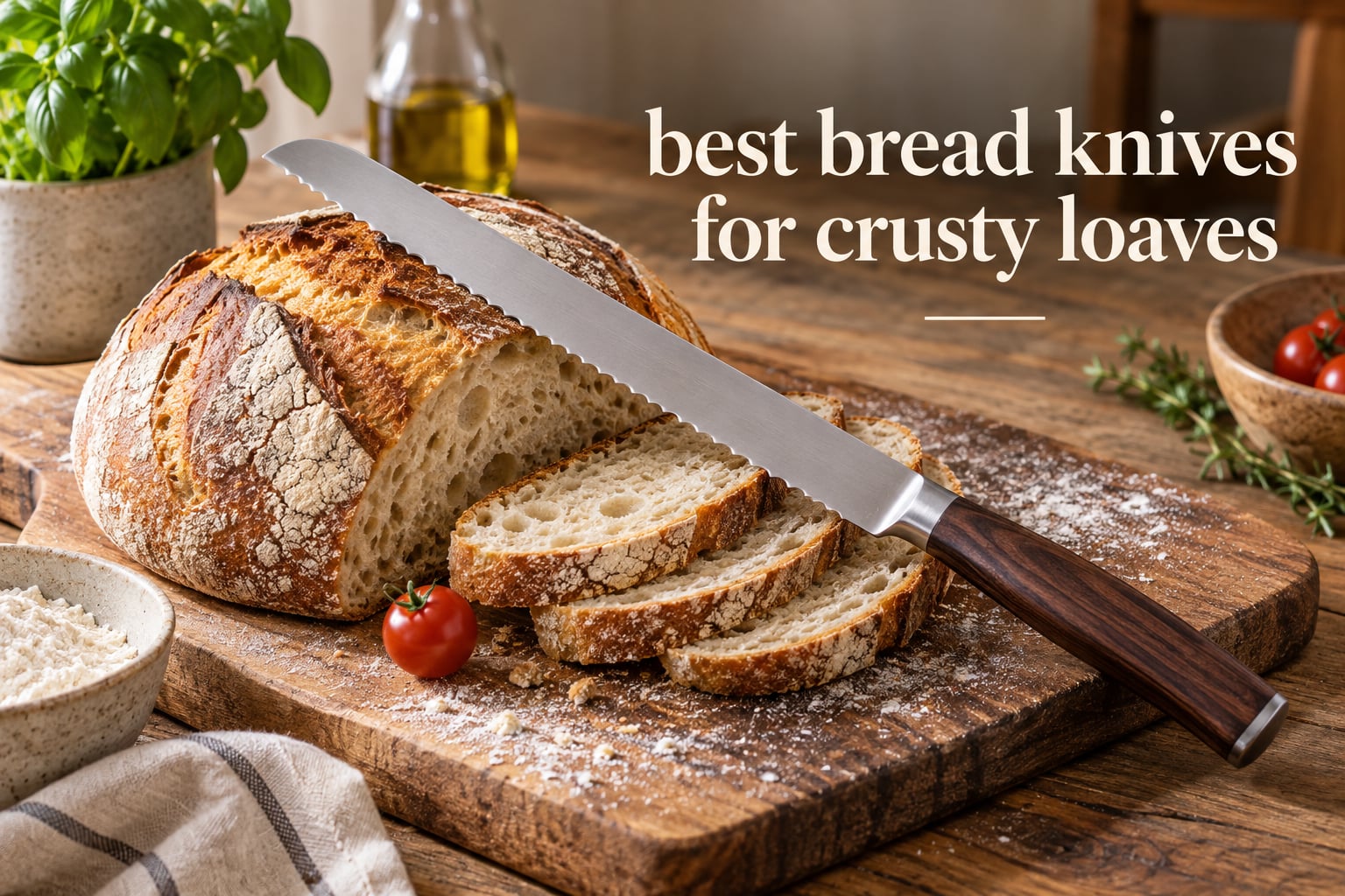 best bread knives for crusty loaves