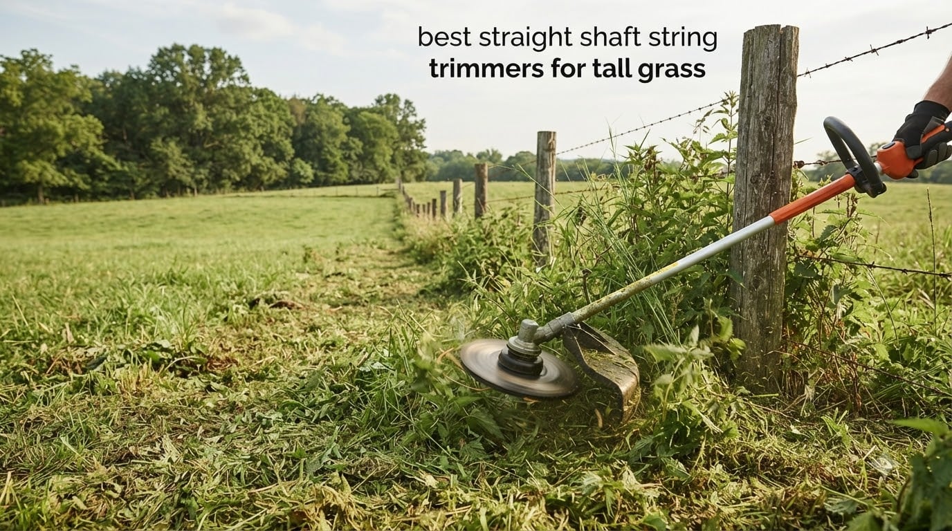 best straight shaft string trimmers for tall grass