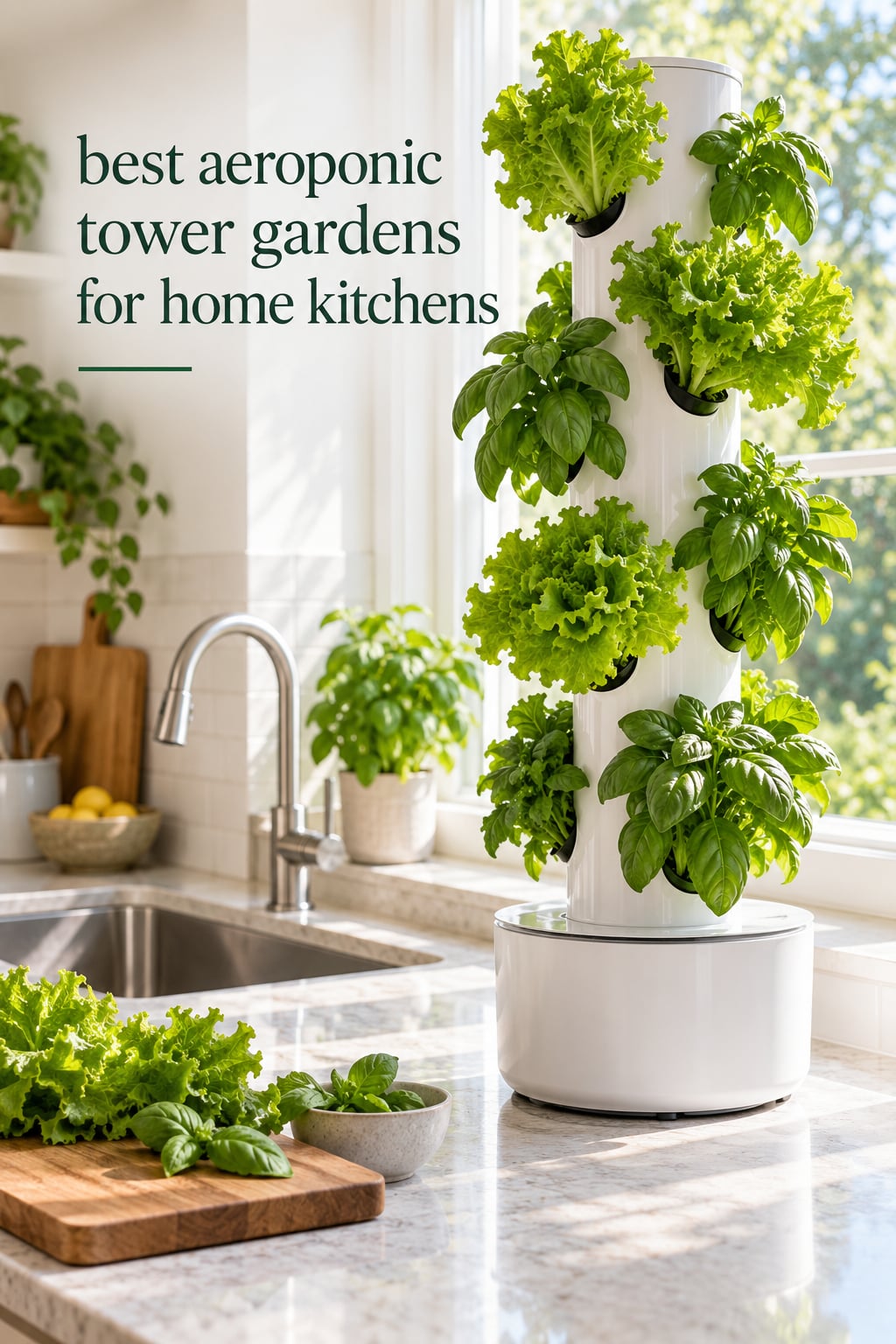 best aeroponic tower gardens for home kitchens