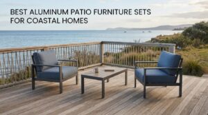 best aluminum patio furniture sets for coastal homes