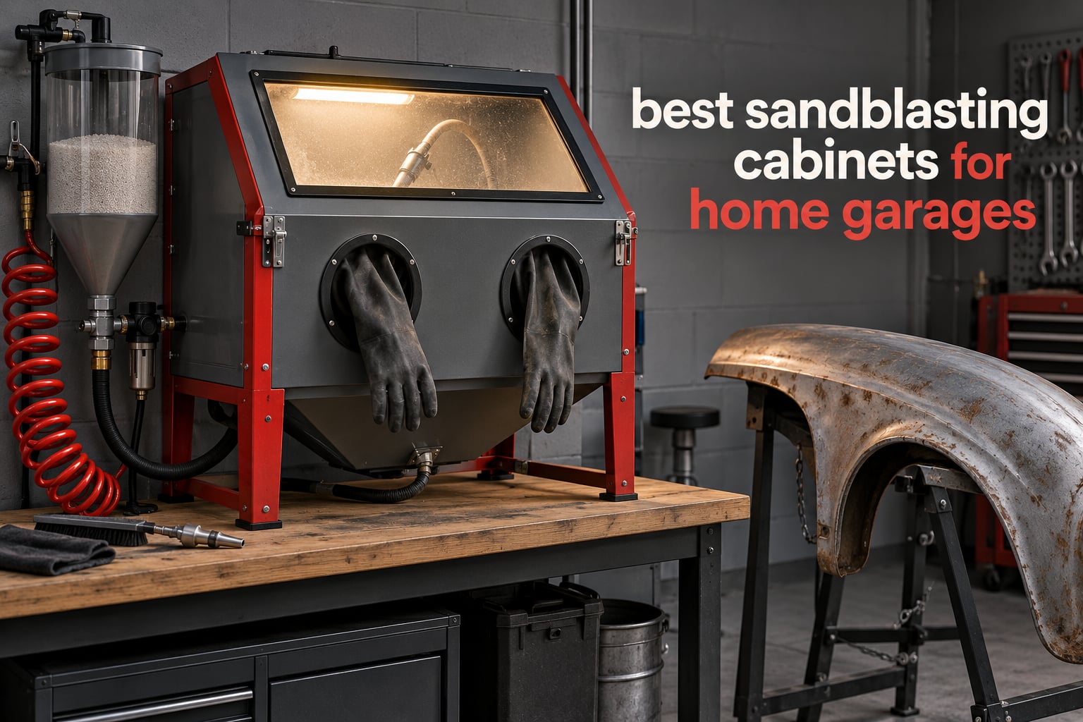 best sandblasting cabinets for home garages