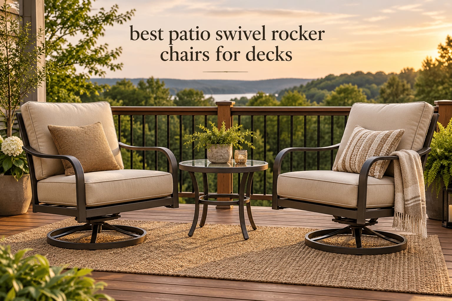 best patio swivel rocker chairs for decks