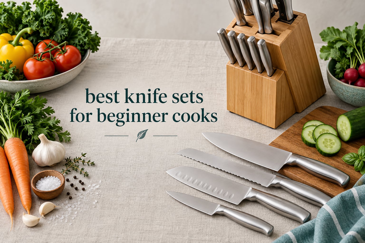 best knife sets for beginner cooks