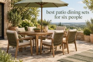 best patio dining sets for six people