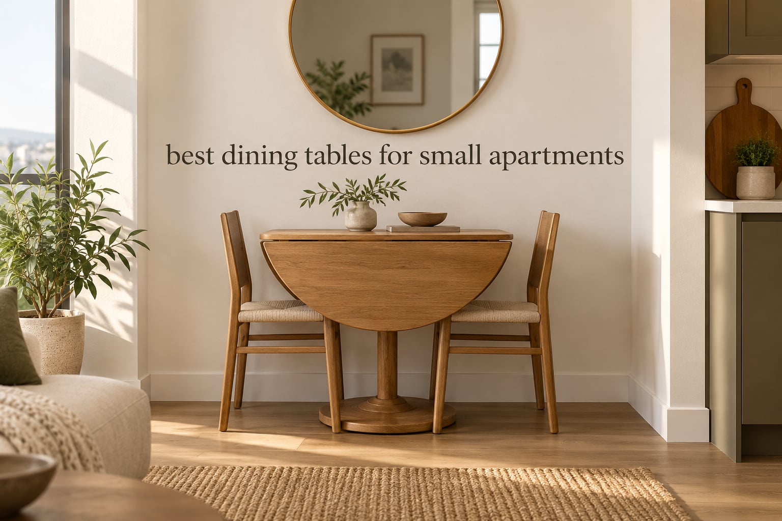 best dining tables for small apartments