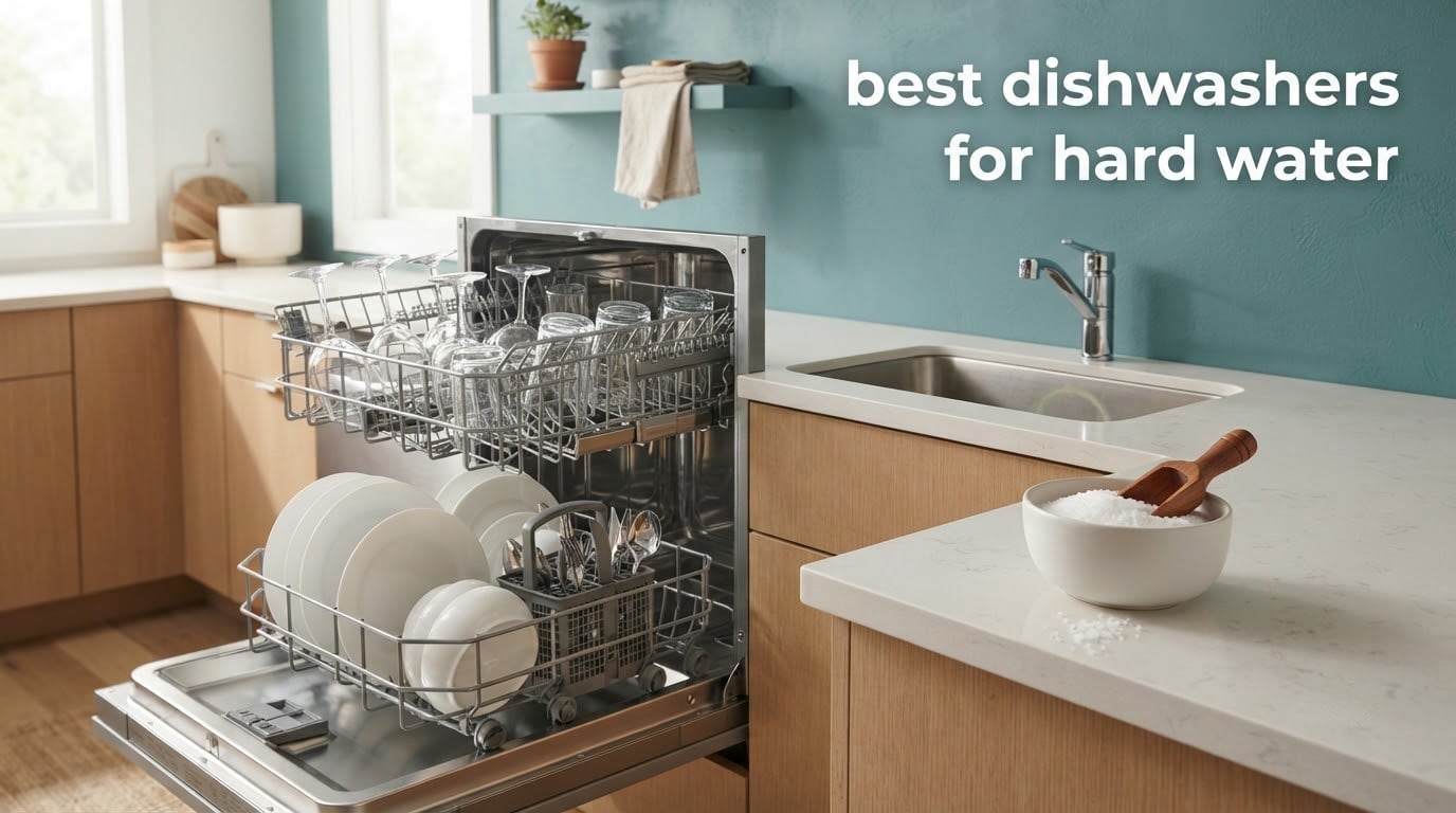 best dishwashers for hard water