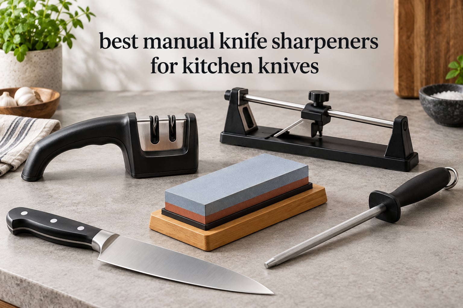 best manual knife sharpeners for kitchen knives