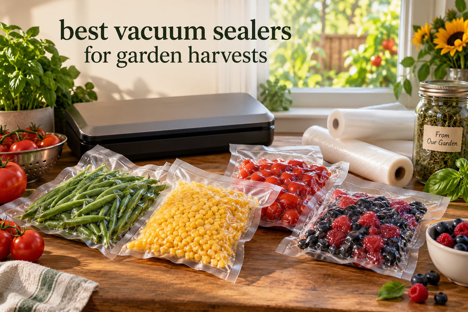 best vacuum sealers for garden harvests