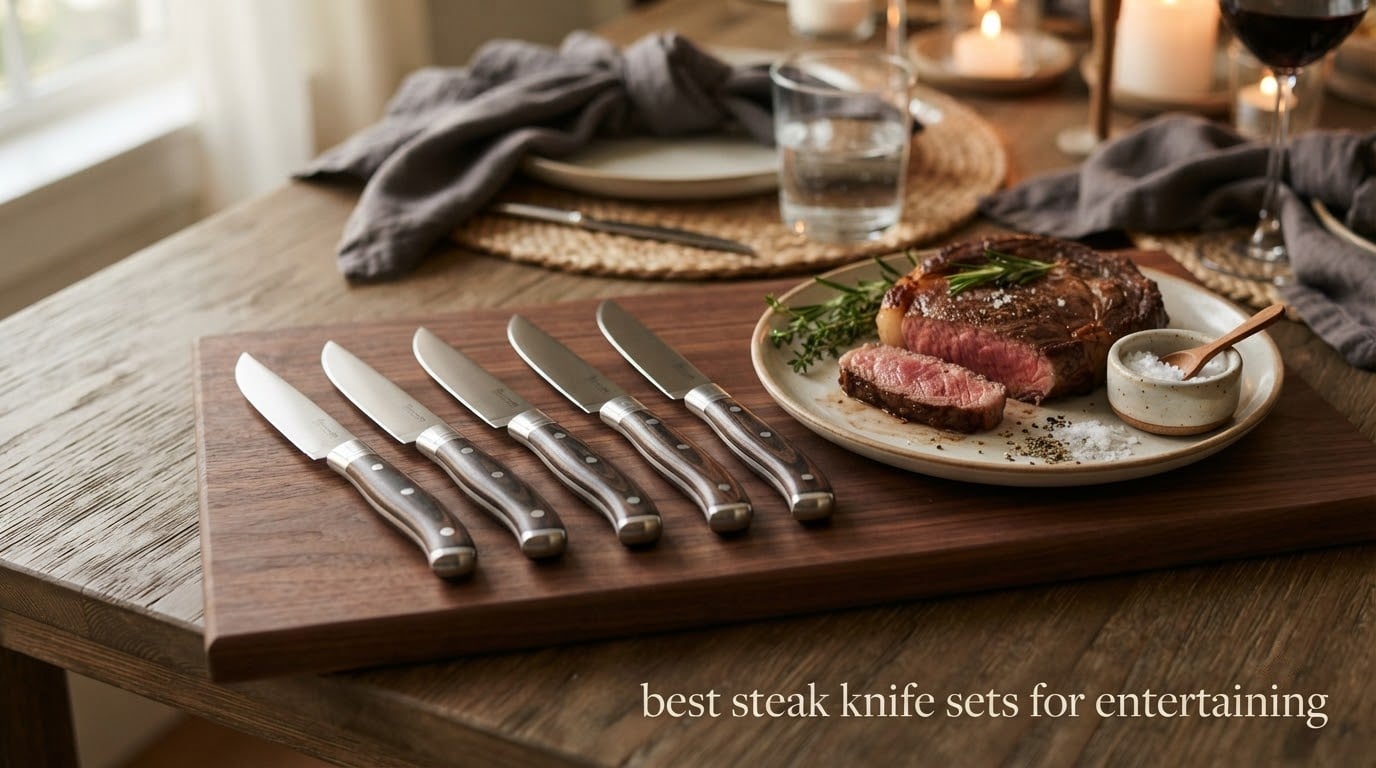 best steak knife sets for entertaining